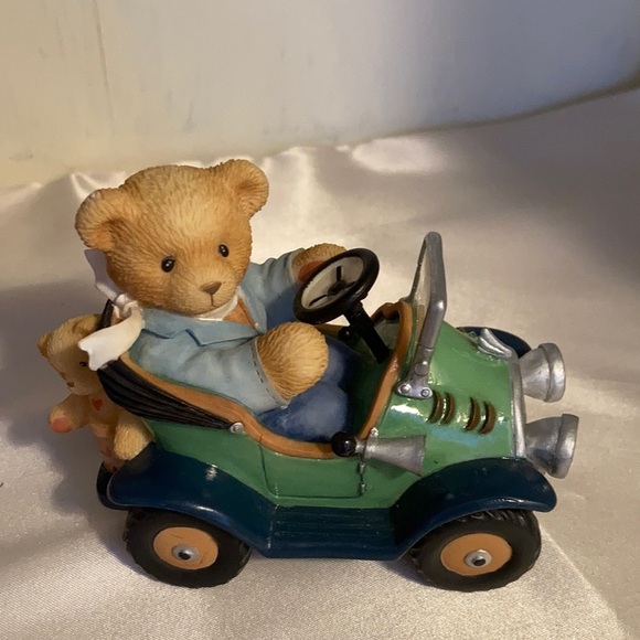 Teddie riding a car with bear in trunk.  477494 “ An Oldie But Goodie”  Dave - Picture 1 of 9